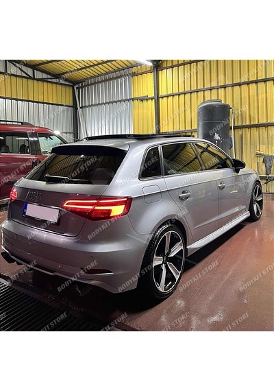 Audi A3 8v Hb Yan Marşpiyel Seti Aero Sağ-sol Sportback 2013 Ve Sonrası Uyumlu