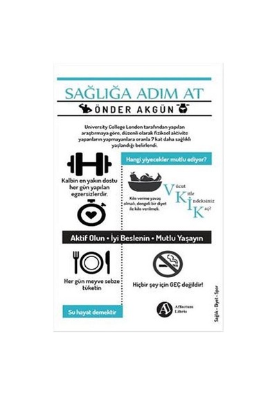 Sağlığa Adım At - Önder Akgün - Affectum Libris