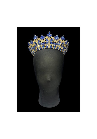 Golden Night Crown-gelin,kına,nişan,söz,after,bride,party Taç Mavi - 889679471 Mavi