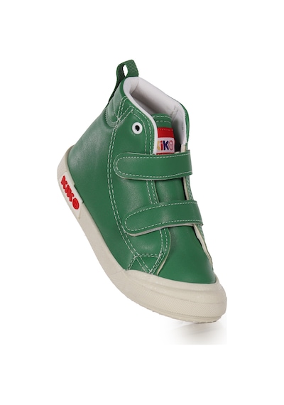 Kiko Kids Garf Günlük Cırtlı Erkek Çocuk Bot Ayakkabı Yeşil Yeşil