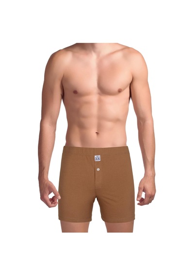 The Don Traditional Erkek Boxer Şort Hardal 001