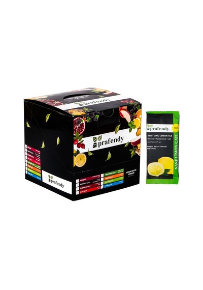 Prafendy Nane Limon Çayı Gerçek Meyve Taneli Tek İçimlik 20 x 15 G