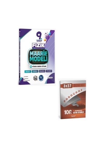 Çap 2027 9. Sınıf Fizik Maarif Model Video Ders Kitabı+anla Kazan Paragraf