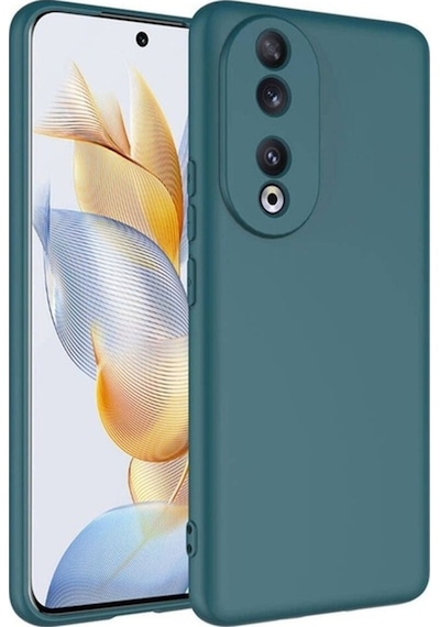 Honor 90 Kılıf Zore Mara Lansman Kapak Koyu Yeşil