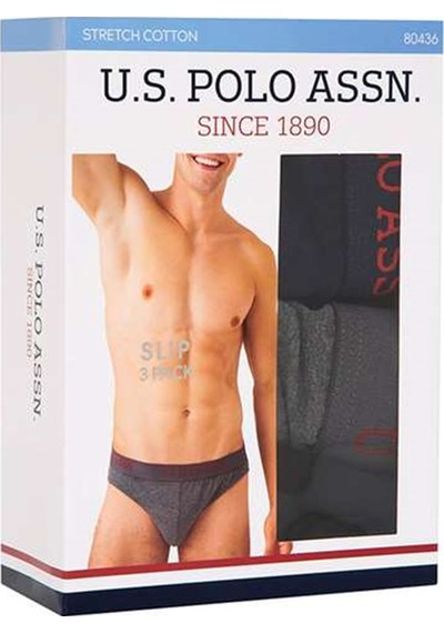 U.S. Polo Assn. U.s Polo Assn. 80436 Erkek 3 Lü Boxer-siyah-antrasitmelanj-lacivert Siyah