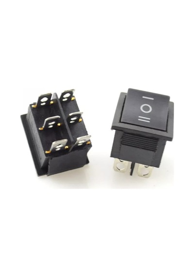 Ic-108 Geniş Işıksız Anahtar On-Off-On 6 Bacaklı 1 Adet
