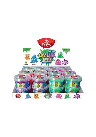 Bu-Bu Oyun Jeli Orta Boy 160 Gr. (24 lü paket)