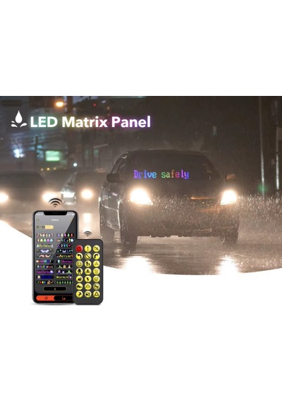 Led Esnek Ekran Yumuşak Piksel Ekran Matris Dijital Panel Programlanabilir Reklam Tabelası RGB