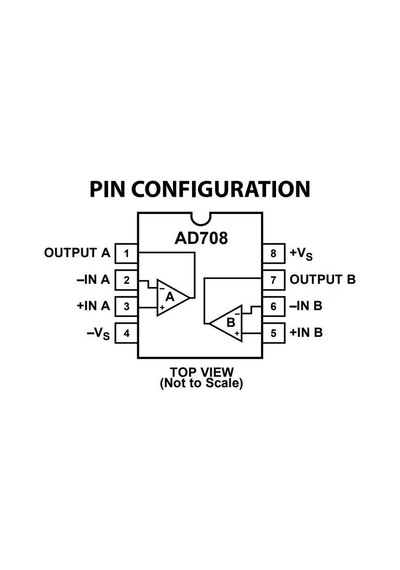 Ad708Jnz Dıp-8 30Uv 4.5Ma Opamp Entegresi