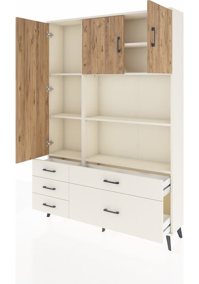Arges Dolap 7 Raflı 5 Çekmeceli 3 Kapaklı 132x30x195 Aytaşı-çam/aytaşı Atlas Çam/aytası Arges Dolap 7 Raflı 5 Çekmeceli 3 Kapaklı 132x30x195 Aytaşı-çam/aytaşı Atlas Çam/aytası