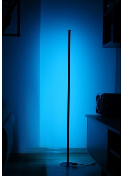 Tr Rgb Dekoratif Köşe Led Lambader Işık Kumandalı 16 Renk Ayaklı Led Işık 120 Cm Abajur Gece Lambası Diğer