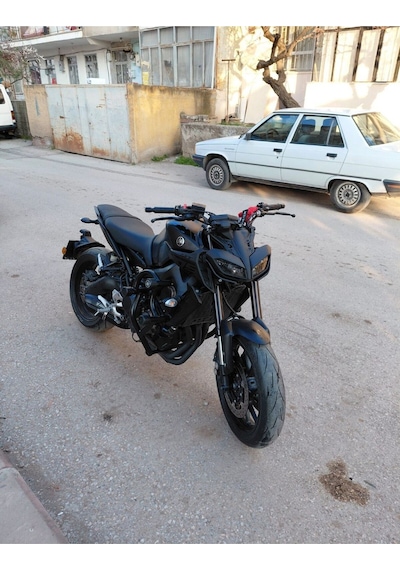Yamaha Mt-09 2017-2020 Ön Koruma Demiri Siyah