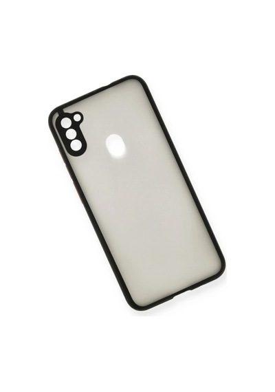 Samsung Galaxy A11 Kılıf Montreal Silikon Kapak - Siyah