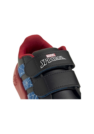 Cblack/brblue/purrub Adidas Bebek Günlük Spor Ayakkabı Grand Court Spider-man Cf I Jq7828 Siyah
