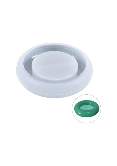 Tahtakale Toptancı Epoksi, Taş Tozu Yuvarlak Tealight Mumluk Silikon Kalıbı