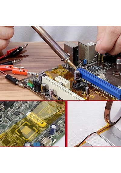Kapton Bant 30mm X 30 Metre Yüksek Düşük Sıcaklık -73c 260c Termal Isıya Dayanıklı Güçlü Yalıtım