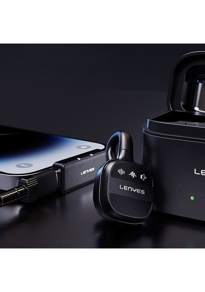 Lenyes Lm209 Lightning Portlu Kablosuz Yaka Mikrofonu Siyah