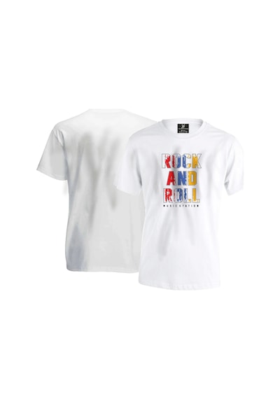 Rock And Roll Unisex T-shirt - Beyaz