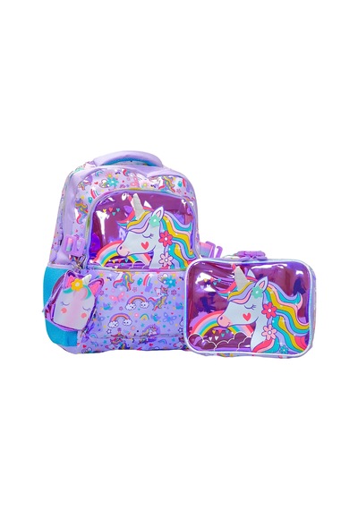 Dream Vest Unicorn 3'lü Çanta Seti Mor K Çok Renkli