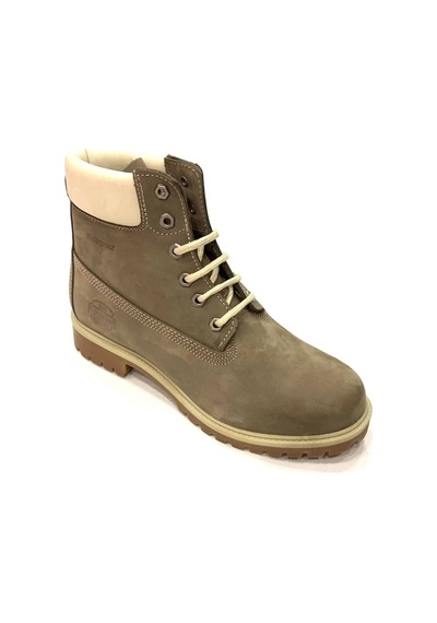 Darkwood 506 Gri Su Geçirmez Nubuk Hakiki Deri (Waterproof) Gri