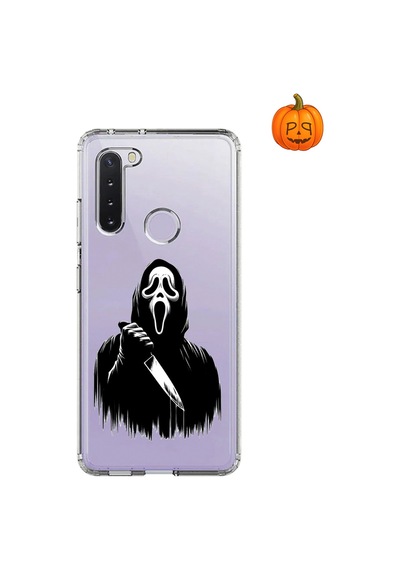 Dali Design Samsung Galaxy A21 Uyumlu Şeffaf Kılıf Horror 3 Tasarımlı