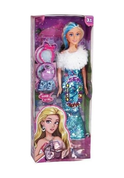 Sh40688 Kut.princess Pullu Kıyafet Bebek
