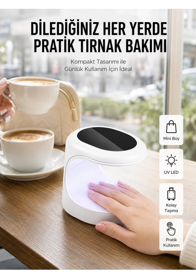 Kalıcı Oje Kurutucu Uv Led Teknolojisi Taşınabilir Mini Tırnak Kurutucu 17305374