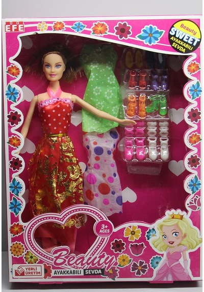 Sevda Yeni Ayakkabılı Bebek Seti