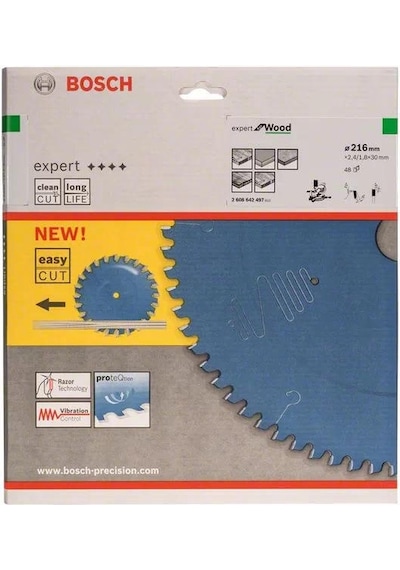 Bosch Expert For Wood 216 x 30 MM 48 Diş Daire Testere Bıçağı - 2608642497