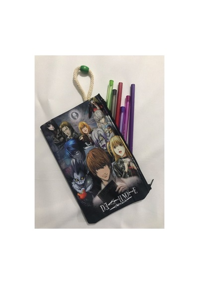 Death Note Desenli Tasarım Bez Kalemlik-cüzdan Diğer