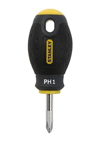 - Tornavida Phillips Ph1 30 Mm Bıçak Uzunluğu, Krom-vanadyum Çelik, Ergonomik Yumuşak Saplı 0 65 406