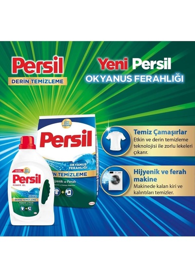 Jel Sıvı Çamaşır Deterjanı Okyanus Ferahlığı 2470ml 38 Yıkama
