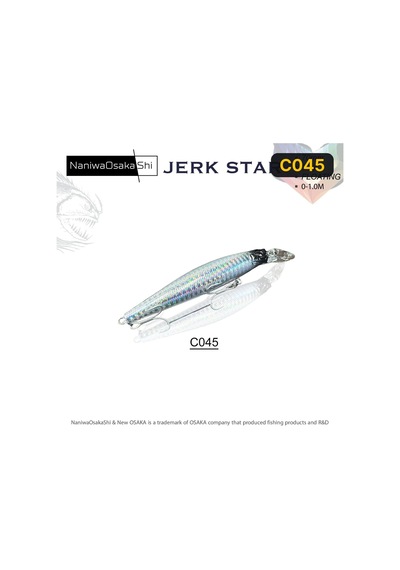 Naniwaosakashi Jerk Star 70mm 5.2gr Floating Maket Balık