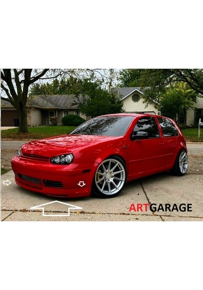 Golf 4-bora Yeni Model Ön Tampon Eki-fiberglass-boyasız