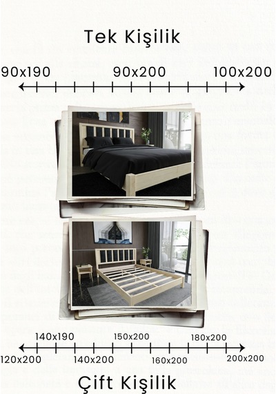 Renazzo Ori On Siyah Puf Başlıklı Masif Ahşap Karyola Vernik 90x200 Vernik - 90 X 200 Renazzo Ori On Siyah Puf Başlıklı Masif Ahşap Karyola Vernik 90x200 Vernik - 90 X 200