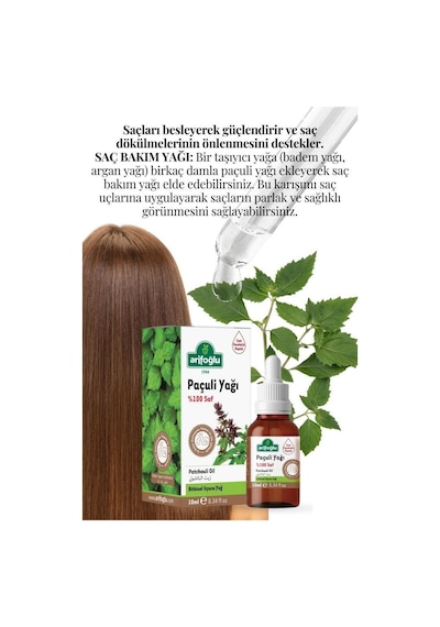 Arifoğlu Saf Paçuli Yağı 10 ML