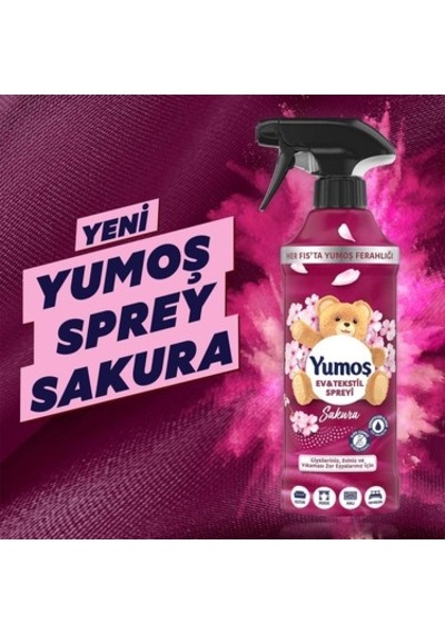 Yıkanması Zor Eşyalar İçin Sakura Sprey 450 Ml 100'lü Set