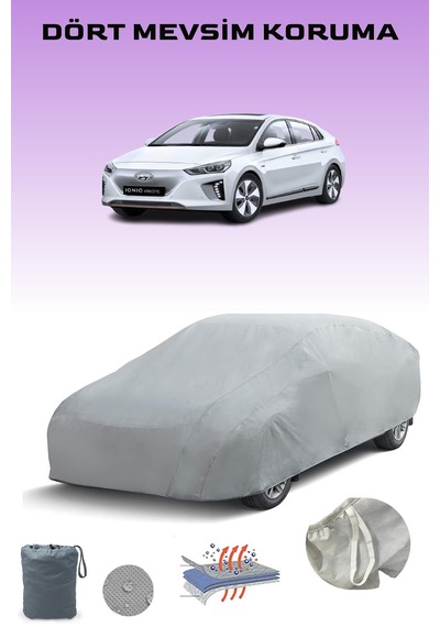 Gri Hyundai Ionıq Araba Brandası, Oto Örtüsü, Araba Çadırı Gri