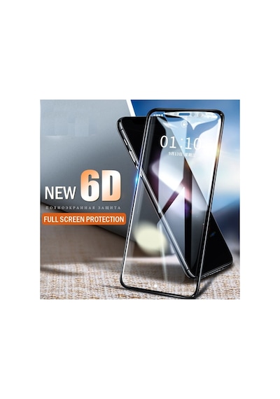 Xiaomi Redmi Note 10S Kırılmaz Cam 6D Ekran Koruyucu 1 Adet 6D Kırılmaz Cam