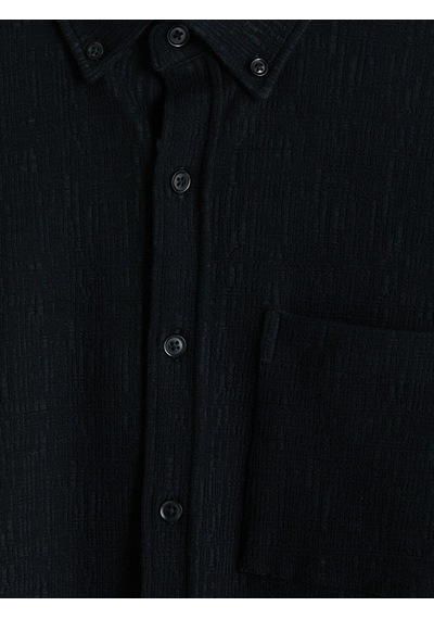 Lcwaıkıkı Classic Siyah Regular Fit Erkek Gömlek