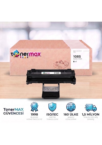Samsung Ml-2241 Uyumlu Toner Çipli Mlt-d108s 4'lü 1.500 Sayfa