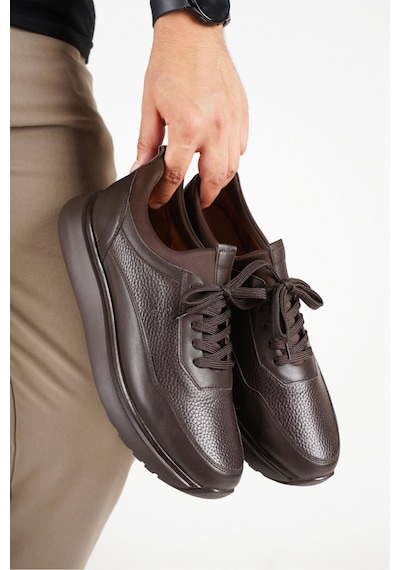 Fame Step Hakiki Deri Erkek Yürüyüş Ayakkabısı Casual Comfort Streç Yapı Bağcıksız Kullanım Ortopedik Günlük Rahat Taban Kahverengi Sneaker Fame Step Hakiki Deri Erkek Yürüyüş Ayakkabısı Casual Comfort Streç Yapı Bağcıksız Kullanım Ortopedik Günlük Rahat Taban Kahverengi Sneaker