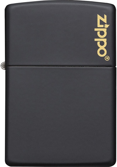 Zippo Çakmak Mat Siyah Zippo Logo 218-067278