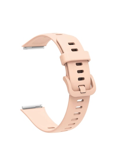 Ekılıf - Huawei Band 7 Uyumlu - Kordon Silikon Kordon Krd-71 - Pembe Açık
