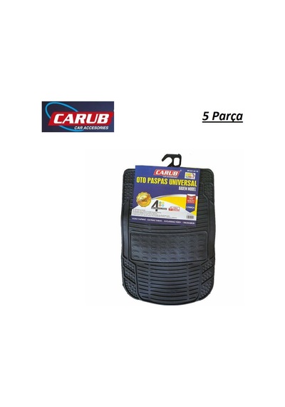 ÜNİVERSAL 5 PARÇA PASPAS SİYAH BADEM MODEL CARUB BR5010210