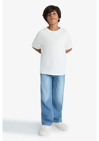 Defacto Erkek Çocuk Wide Leg Geniş Paça Pantolon F0452a825aunm35 Mavi Defacto Erkek Çocuk Wide Leg Geniş Paça Pantolon F0452a825aunm35 Mavi