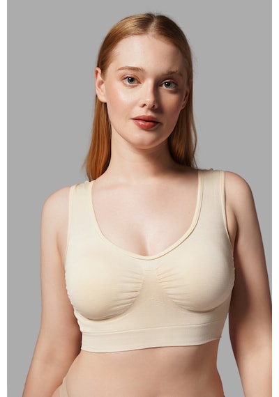 Toparlayıcı Balensiz Pedli Büstiyer 5040 Bej