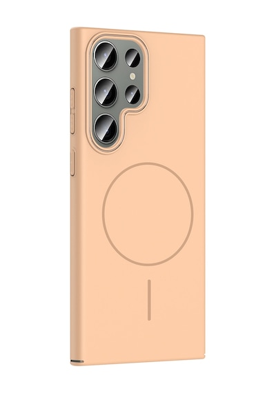 Zore Galaxy S24 Ultra Kılıf Magsafe Şarj Özellikli Ogaa Ruby Silikon Kapak - Lacivert