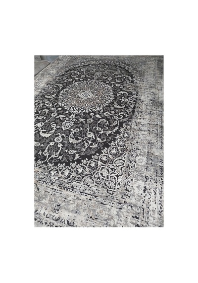 Black Serisi 200x290 6m2 Akrilik Dokuma Halı Siyah