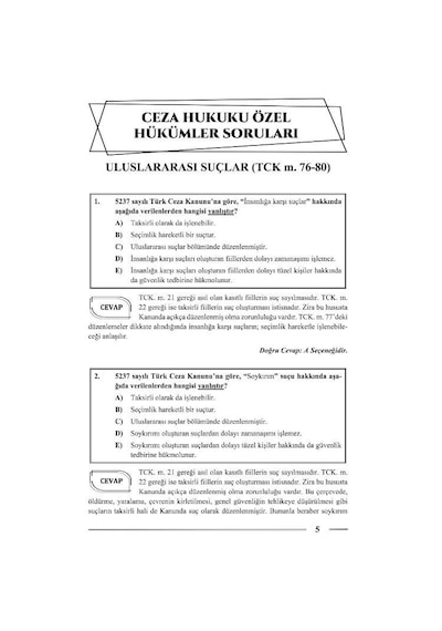 Hakimlik Ceza Hukuku Özel Hukuku Soru Bankası 22. Baskı Monopol Yayınları